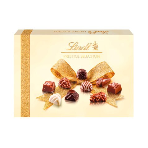 Boîte assortiment de chocolats Prestige - Lindt - Boîte de 345 g