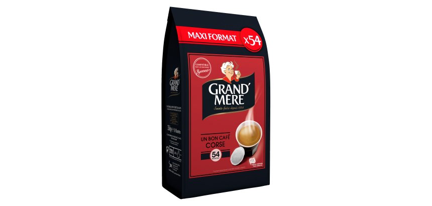 Dosettes de café Grand Mère Corsé - Paquet de 54