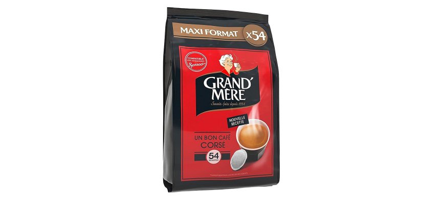 Dosettes de café Grand Mère Corsé - Paquet de 54