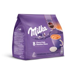 Pads chocomelk Senseo Milka - pak van 8 stuks