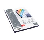 Couverture de reliure Exacompta PVC 15/100 transparente incolore A4 - Paquet de 100