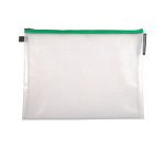 Pochettes de rangement à fermeture éclair A3 Exacompta couleurs assorties