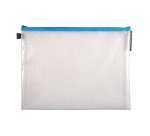 Pochettes de rangement à fermeture éclair A3 Exacompta couleurs assorties