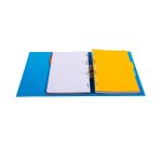 Classeur à levier plastifié Exacompta A4 - Dos 5 cm couleurs assorties vives
