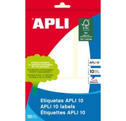 Etiquetas 31 x 100 mm Blancas Apli 1648