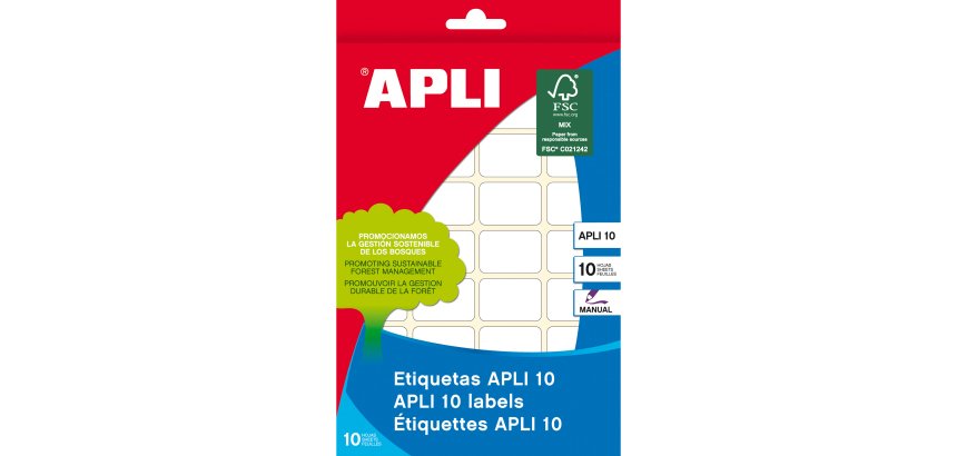 Etiquetas 10 x 16mm Blancas Apli 1634