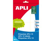 Etiquetas 36 x 82 mm Blancas Apli 1653