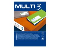 Etiquetas para impresora 70 x 50,8 mm Multi3 - Paquete de 100 hojas A4