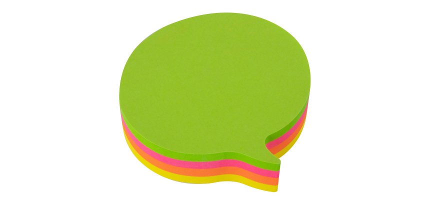 Notas adhesivas forma de cómic Apli 70 x 70 mm