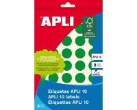Etiquetas redondas 19 mm diámetro gomets Apli