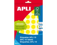 Etiquetas redondas 19 mm diámetro gomets Apli