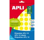Etiquetas redondas 19 mm diámetro gomets Apli