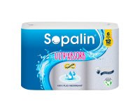 Paper towels Ultr'Absorb Sopalin - Pack of 6 rolls = 12