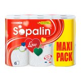 Essuie-tout Sopalin Love - Paquet de 6 rouleaux