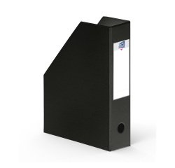 Tijdschriftenhouder Oxford rug 7 cm zwart