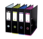 Classeur à levier plastifié OXFORD MyCoulour A4 maxi - Dos 8 cm couleurs assorties