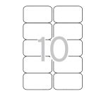 Etiquetas para impresora 99,1 x 57 mm Multi3 - Paquete de 100 hojas A4