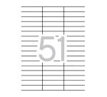 Etiquetas para impresora 70 x 16,9 mm Multi3 - Paquete de 100 hojas A4
