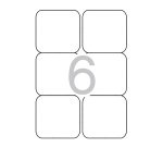 Etiquetas para impresora 99,1 x 93,1 mm Multi3 - Paquete de 100 hojas A4