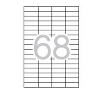 Etiquetas para impresora 48,5 x 16,9 mm Apli 1282 - Caja 100 Hojas