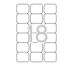 Etiquetas para impresora 63,5 x 46,6 mm Apli 2415 - Caja 100 Hojas