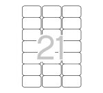 Etiquetas para impresora 63,5 x 38,1 mm Apli 2414 - Caja 100 Hojas