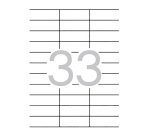 Etiquetas para impresora 70 x 25,4 mm Apli 1270 - Caja 100 Hojas