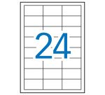 Etiquetas removibles 64,6 x 33,8 mm Apli 3056