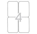 Etiquetas para impresora 99,1 x 139 mm Apli 2422 - Caja 100 Hojas