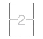 Etiquetas para impresora 199,6 x 144,5 mm Apli 2423 - Caja 100 Hojas