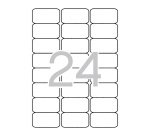 Etiquetas para impresora 64 x 33,9 mm Apli 2409 - Caja 100 Hojas