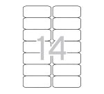 Etiquetas para impresora 99,1 x 38,1 mm Apli 2419 - Caja 100 Hojas