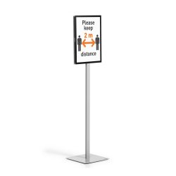 Porte-affiche A3 Info Stand Basic Durable sur pied