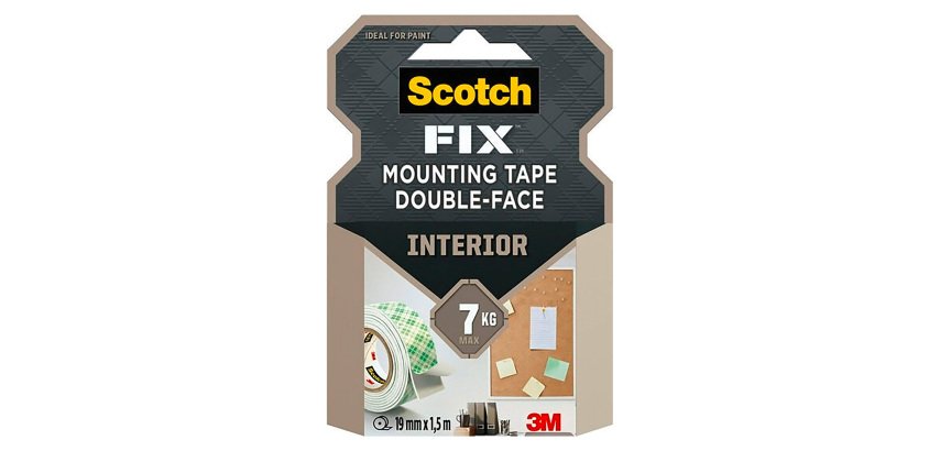 Doppelseitiges Schaumstoffklebeband  Scotch® - Länge 1,5 m 