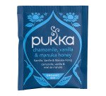 Infusion camomille, vanille et miel de Manuka Bio Pukka - Boîte de 20 sachets