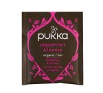 Infusion menthe poivrée et réglisse Bio Pukka - Boîte de 20 sachets