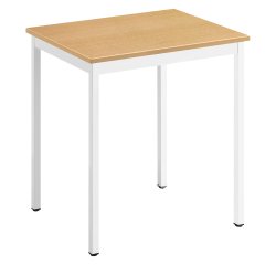 Table multi-usages hêtre L 70 x P 60 cm - Éco