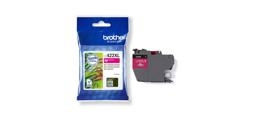 Cartouche Brother LC422XL haute capacité couleurs séparées pour imprimante jet d'encre