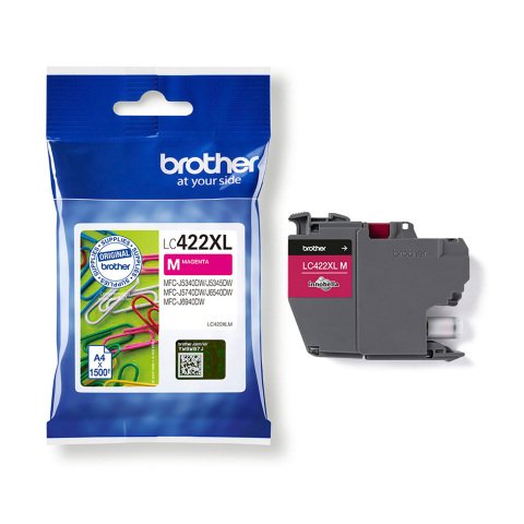 Brother LC422XL cartucho original magenta de alta capacidad (1500 páginas)