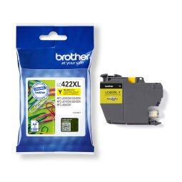 Cartridge Brother LC422XL hoge capaciteit afzonderlijke kleuren voor inkjetprinter