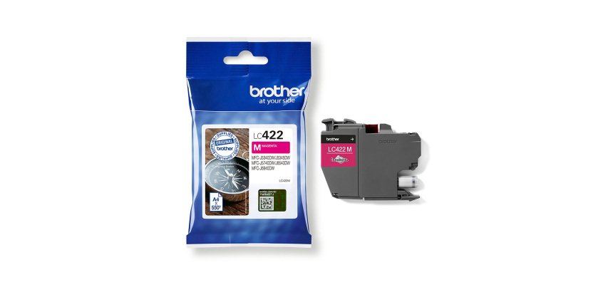 Cartouche Brother LC422 couleurs séparées pour imprimante jet d'encre