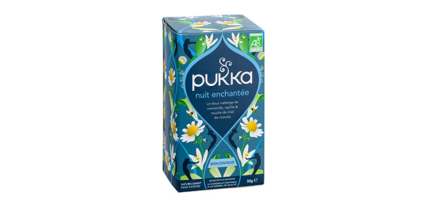 Chamomile, vanilla and organic Manuka honey infusion Pukka - Box of 20 sachets