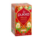 Infusion curcuma tonique Bio Pukka - Boîte de 20 sachets
