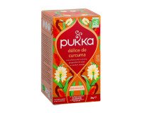 Infusion curcuma tonique Bio Pukka - Boîte de 20 sachets