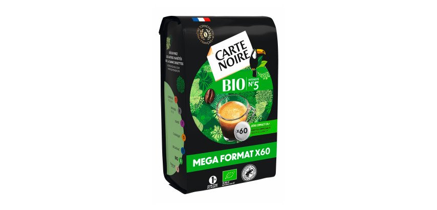 Kaffeepads Carte Noire Bio - Packung mit 60