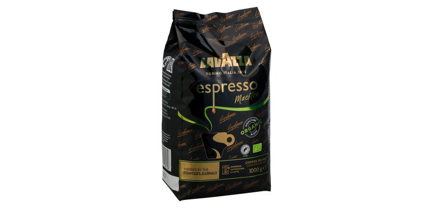 Kaffeebohnen Lavazza Espresso Maestro Bio, Arabica und robusta - Packung von 1 kg
