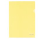 Chemise coin plastique Seco A4 polypropylène 12/100e couleurs assorties - Paquet de 25