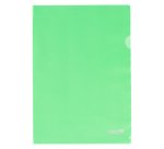 Chemise coin plastique Seco A4 polypropylène 12/100e couleurs assorties - Paquet de 25