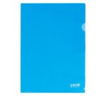 Chemise coin plastique Seco A4 polypropylène 12/100e couleurs assorties - Paquet de 25