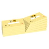 Blok Post-it geel gelijnd 76 x 127 mm